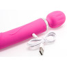zenn Vibro Wand Double Fun 17.5 x 4.5cm Rose 